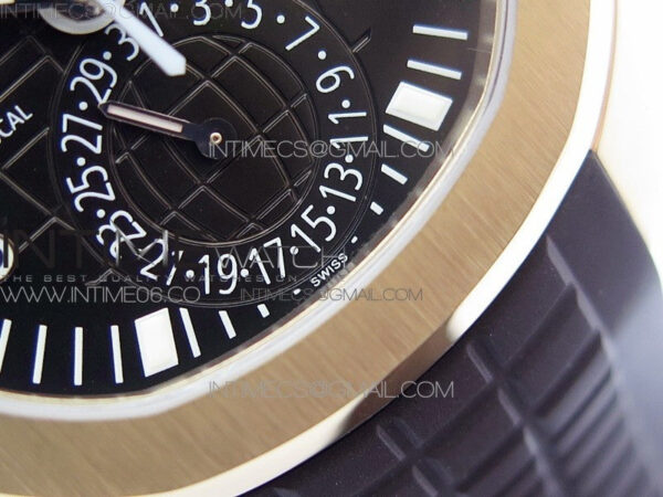 Aquanaut 5164R RG ZF 1:1 Best Edition Brown Dial on Brown Rubber Strap A324 - Image 6
