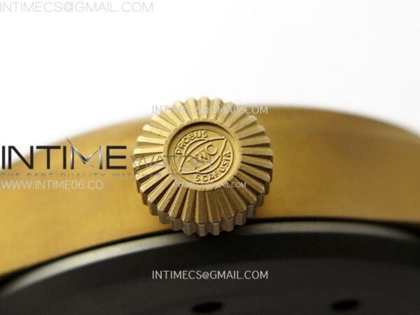 Big Pilot IW329702 Bronze M+F 1:1 Best Edition Green Dial on Green Rubber Strap SEIKO 8N-24 - Image 9