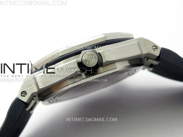 Copy of Royal Oak Offshore Diver 15720 Ceramic Bezel APSF 1:1 Best Edition Black Dial on Black Rubber Strap SA4308 - Image 11