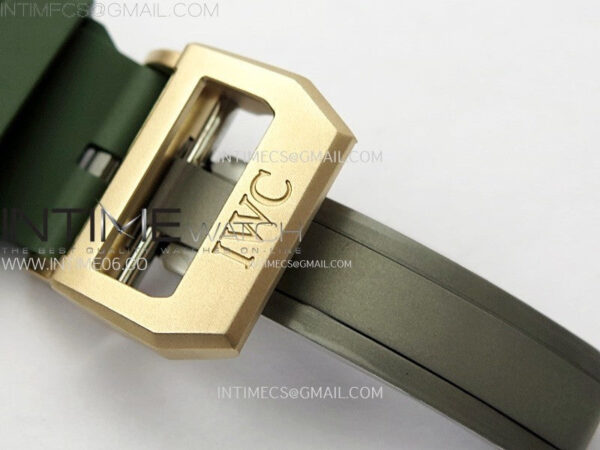 Big Pilot IW329702 Bronze M+F 1:1 Best Edition Green Dial on Green Rubber Strap SEIKO 8N-24 - Image 11