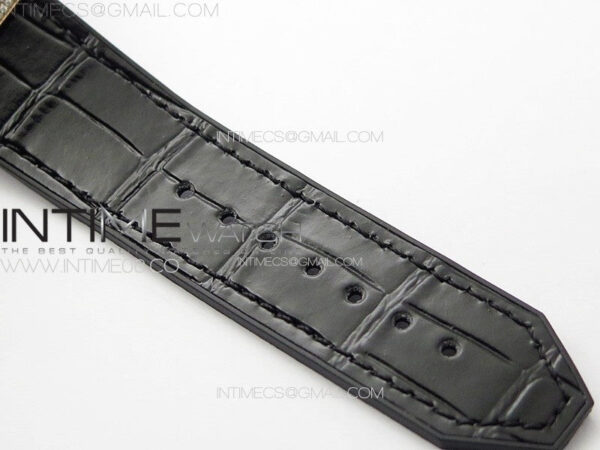 Classic Fusion 42mm RG Paved Diamonds Case And Bezel B50F Paved Diamonds Dial On Black Gummy Strap A2892 - Image 13