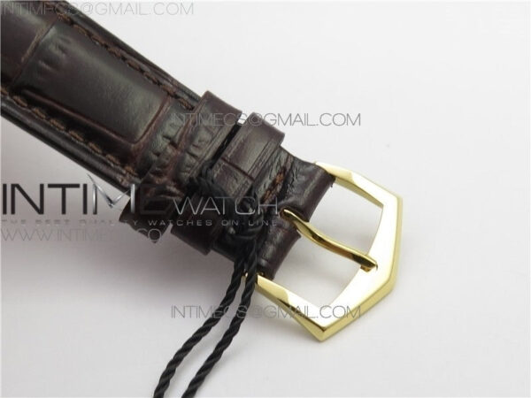 Calatrava 5227R YG ZF 1:1 Best Edition Ivory Dial on Brown Leather Strap A324CS - Image 13