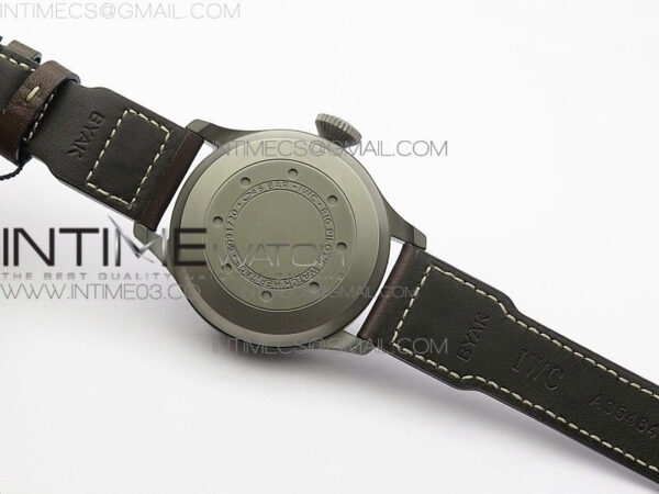 Big Pilot IW501004 TI ZF 1:1 Best Edition Black Dial on Brown Leather Strap A52110 - Image 16