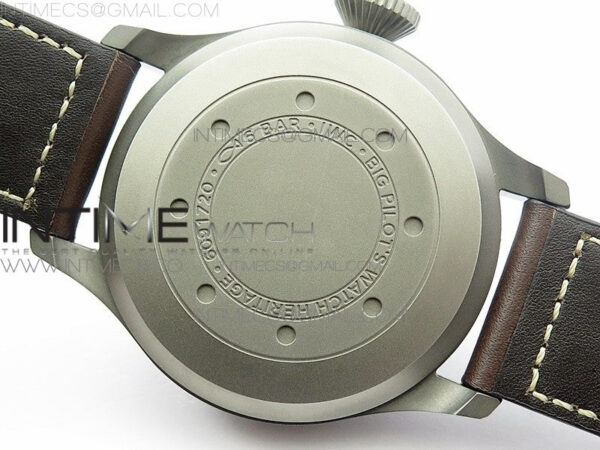 Big Pilot IW501004 TI ZF 1:1 Best Edition Black Dial on Brown Leather Strap A52110 - Image 17