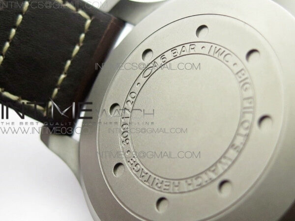 Big Pilot IW501004 TI ZF 1:1 Best Edition Black Dial on Brown Leather Strap A52110 - Image 18
