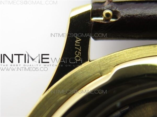 Calatrava 5227R YG ZF 1:1 Best Edition Ivory Dial on Brown Leather Strap A324CS - Image 20