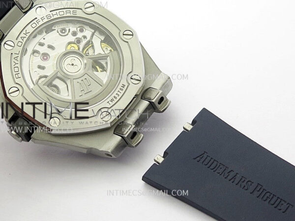 Copy of Royal Oak Offshore Diver 15720 Ceramic Bezel APSF 1:1 Best Edition Black Dial on Black Rubber Strap SA4308 - Image 21