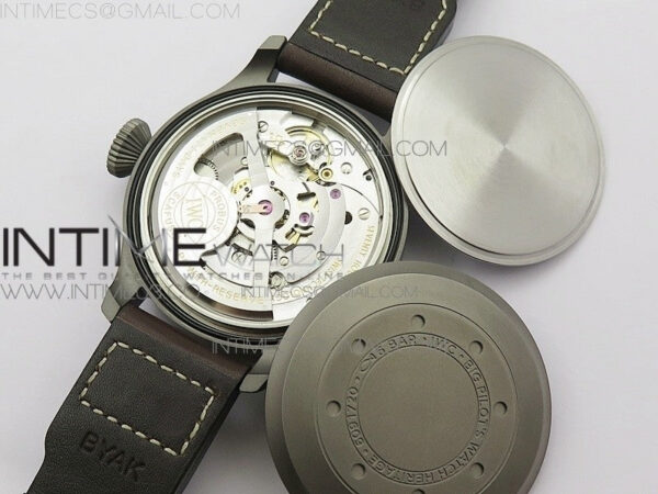 Big Pilot IW501004 TI ZF 1:1 Best Edition Black Dial on Brown Leather Strap A52110 - Image 22