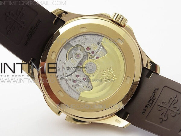 Aquanaut 5164R RG ZF 1:1 Best Edition Brown Dial on Brown Rubber Strap A324 - Image 22