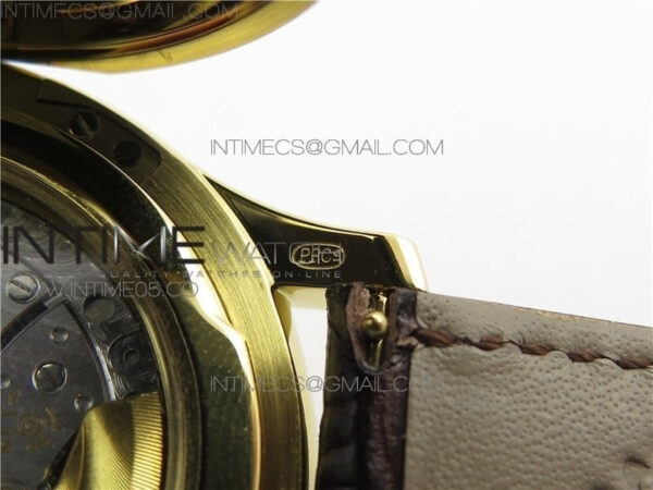 Calatrava 5227R YG ZF 1:1 Best Edition Ivory Dial on Brown Leather Strap A324CS - Image 23