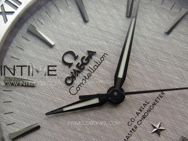 Constellation 39mm SS VSF 1:1 Best Edition Silvevr Textured Dial on Black Leather Strap A8800 - Image 7