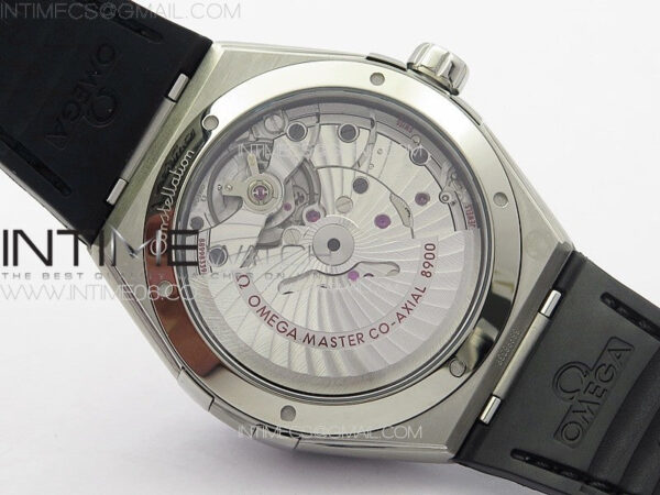 Constellation 39mm SS VSF 1:1 Best Edition Silvevr Textured Dial on Black Leather Strap A8800 - Image 20