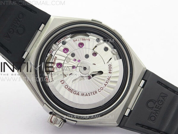 Constellation 39mm SS VSF 1:1 Best Edition Silvevr Textured Dial on Black Leather Strap A8800 - Image 25