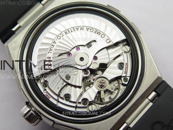 Constellation 39mm SS VSF 1:1 Best Edition Silvevr Textured Dial on Black Leather Strap A8800 - Image 26