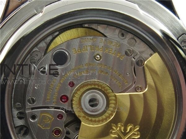 Calatrava 5227R SS ZF 1:1 Best Edition Ivory Dial on Black Leather Strap A324CS - Image 13