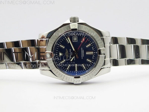 Avenger Automatic 43mm GMT SS B50 Best Edition Blue Dial on SS Bracelet A2824 - Image 20