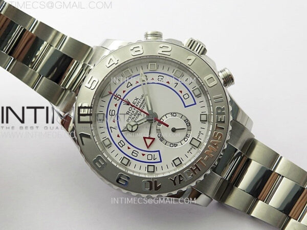 YachtMaster II 116689 SS KF 1:1 Best Edition White Dial On SS Bracelet A7750 - Image 3