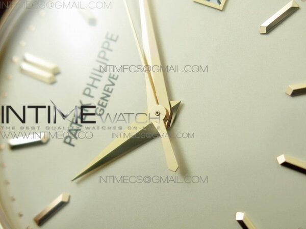 Calatrava 5296R RG ZF 1:1 Best Edition Ivory Dial On Brown Leather Strap 324CS (Free box) - Image 5