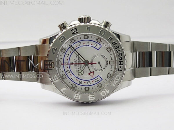 YachtMaster II 116689 SS KF 1:1 Best Edition White Dial On SS Bracelet A7750 - Image 5