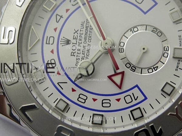 YachtMaster II 116689 SS KF 1:1 Best Edition White Dial On SS Bracelet A7750 - Image 6