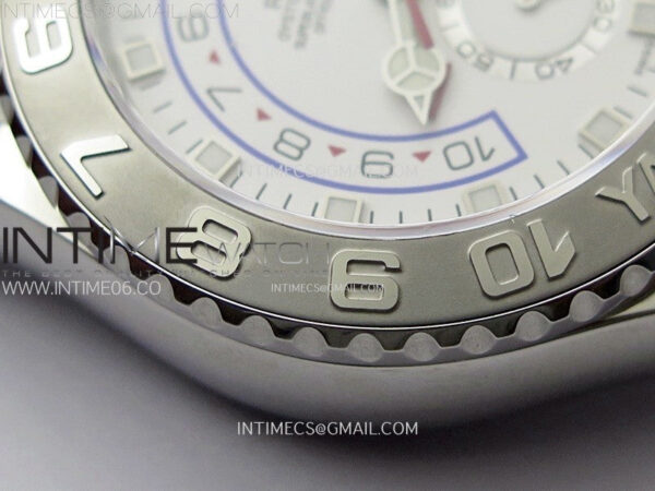 YachtMaster II 116689 SS KF 1:1 Best Edition White Dial On SS Bracelet A7750 - Image 9