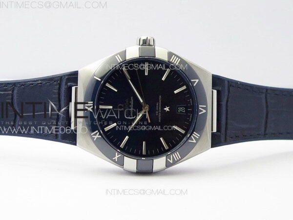 Constellation 41mm Blue Ceramic Bezel SS SBF 1:1 Best Edition Blue Dial on SS Bracelet A8900 - Image 2