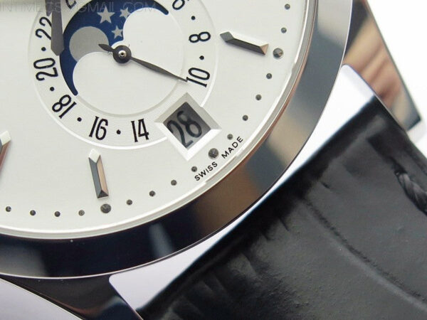 Annual Calendar Complications 5396 SS GRF Best Edition White Dial Sticks Markers on Black leather strap A324 - Image 6