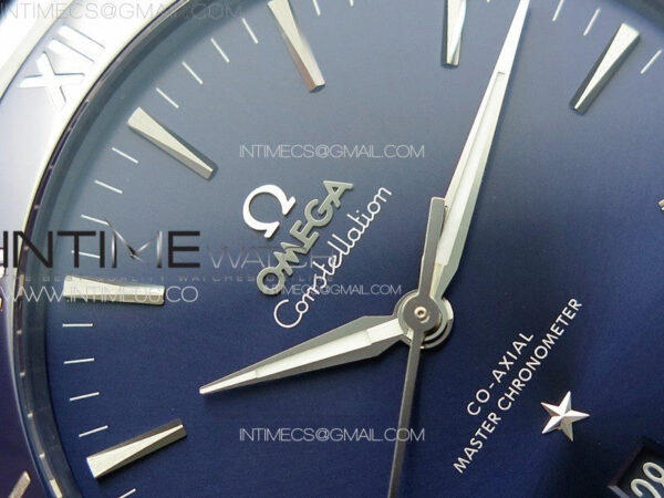 Constellation 41mm Blue Ceramic Bezel SS SBF 1:1 Best Edition Blue Dial on SS Bracelet A8900 - Image 5