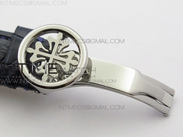 6102P Moon SS Blue Dial on Blue Leather Strap A240 - Image 9