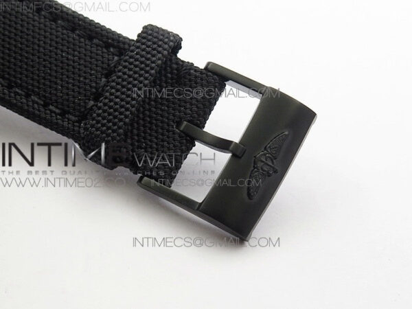 Challenger Chronograph DLC Black Dial on Rubber Strap A7750 - Image 10