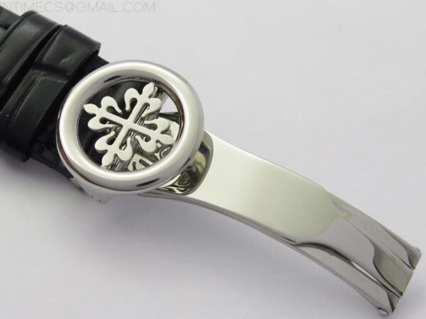 Annual Calendar Complications 5396 SS GRF Best Edition White Dial Sticks Markers on Black leather strap A324 - Image 12