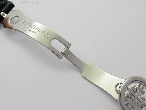 Annual Calendar Complications 5396 SS GRF Best Edition White Dial Sticks Markers on Black leather strap A324 - Image 15