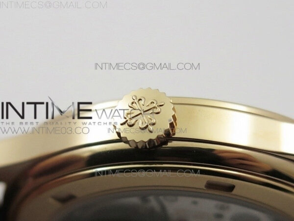 Calatrava 5296R RG ZF 1:1 Best Edition Ivory Dial On Brown Leather Strap 324CS (Free box) - Image 21