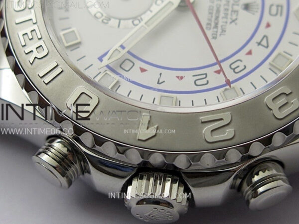 YachtMaster II 116689 SS KF 1:1 Best Edition White Dial On SS Bracelet A7750 - Image 11