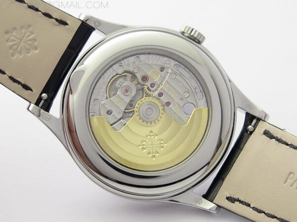 Annual Calendar Complications 5396 SS GRF Best Edition White Dial Sticks Markers on Black leather strap A324 - Image 21