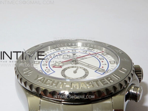 YachtMaster II 116689 SS KF 1:1 Best Edition White Dial On SS Bracelet A7750 - Image 12