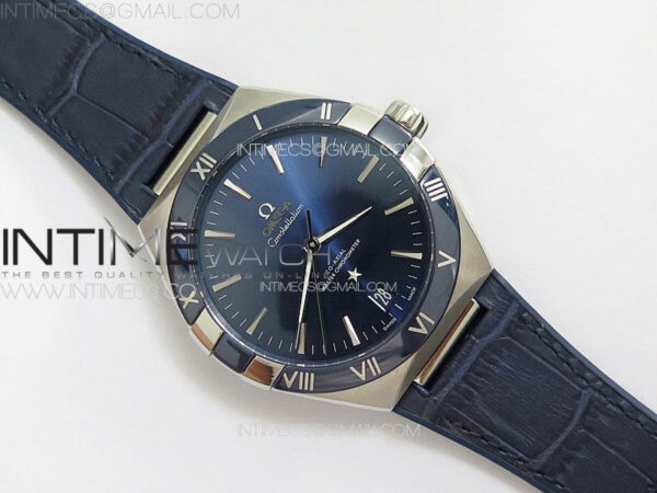 Constellation 41mm Blue Ceramic Bezel SS SBF 1:1 Best Edition Blue Dial on SS Bracelet A8900 - Image 29
