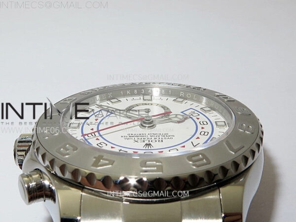 YachtMaster II 116689 SS KF 1:1 Best Edition White Dial On SS Bracelet A7750 - Image 14