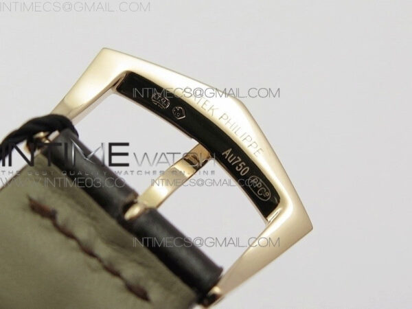 Calatrava 5296R RG ZF 1:1 Best Edition Ivory Dial On Brown Leather Strap 324CS (Free box) - Image 30