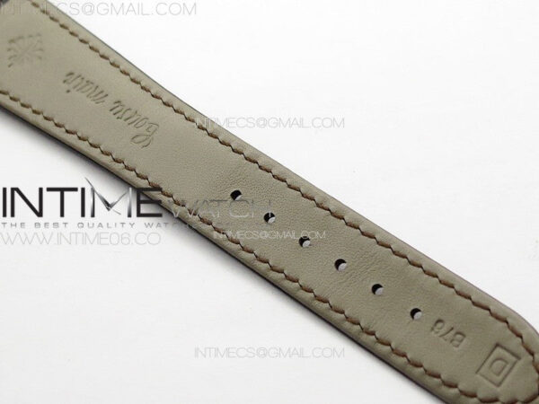 Annual Calendar Moonphase 5396 RG PPF 1:1 Best Edition White Sticks Dial on Black Leather Strap PPF324 - Image 19