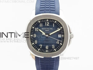 Aquanaut Jumbo 42mm SS BP 1:1 Best Edition Blue Dial on Blue Rubber Strap 9015 to PP324CS