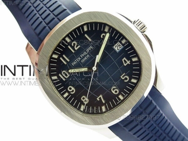 Aquanaut Jumbo 42mm SS BP 1:1 Best Edition Blue Dial on Blue Rubber Strap 9015 to PP324CS - Image 2