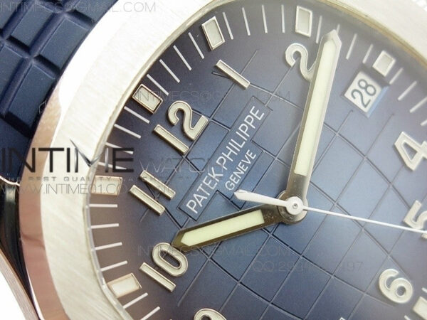 Aquanaut Jumbo 42mm SS BP 1:1 Best Edition Blue Dial on Blue Rubber Strap 9015 to PP324CS - Image 5