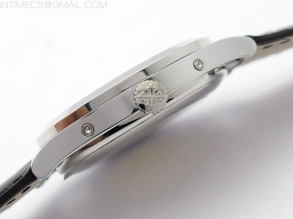 Annual Calendar Complications 5396 SS GRF Best Edition White Dial Blue Markers on Black leather strap A324 - Image 9