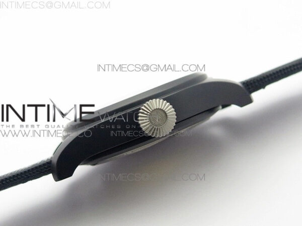 Big Pilot Real PR IW502001 Real Ceramic V2 ZF 1:1 Best Edition Black Dial on Black Calfskin Strap A51111 - Image 10
