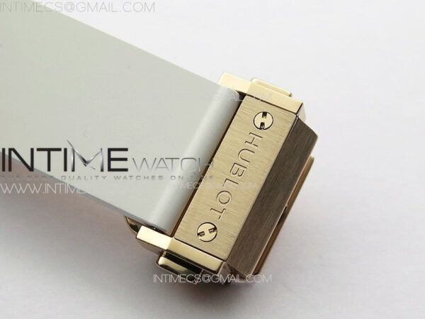 Classic Fusion Orlinski RG Full Diamonds APSF 1:1 Best Edtion White Faceted Dial on White Rubber Strap A2892 - Image 11
