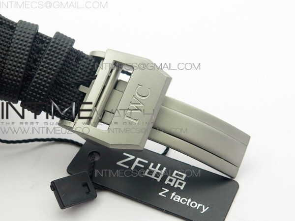 Big Pilot Real PR IW502001 Real Ceramic V2 ZF 1:1 Best Edition Black Dial on Black Calfskin Strap A51111 - Image 14