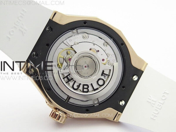 Classic Fusion Orlinski RG Full Diamonds APSF 1:1 Best Edtion White Faceted Dial on White Rubber Strap A2892 - Image 18