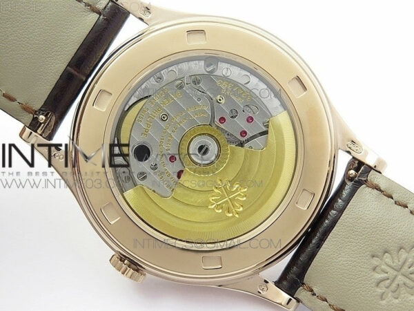 Calatrava 5296R RG ZF 1:1 Best Edition Ivory Dial On Brown Leather Strap 324CS (Free box) - Image 33