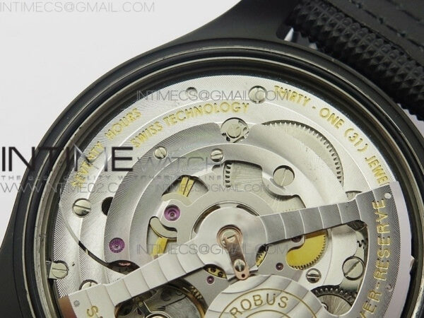 Big Pilot Real PR IW502001 Real Ceramic V2 ZF 1:1 Best Edition Black Dial on Black Calfskin Strap A51111 - Image 24